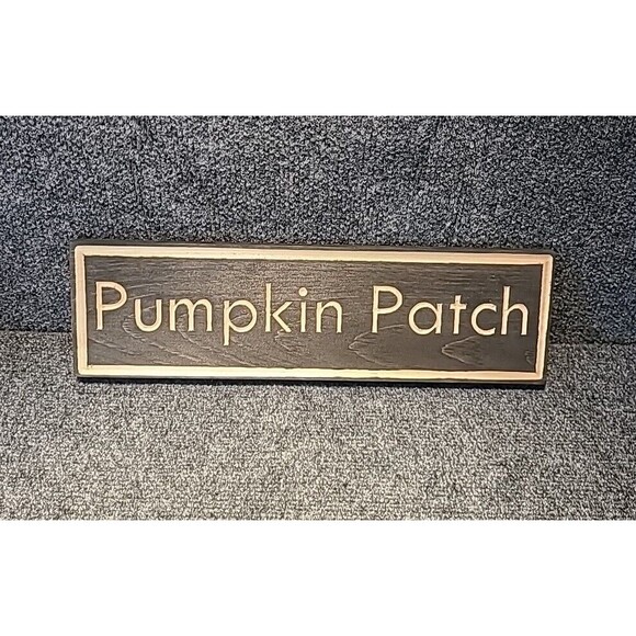 Handmade Pumpkin Patch Sign 14x4 Wooden Sign Farmhouse Fall Decor - Picture 1 of 3
